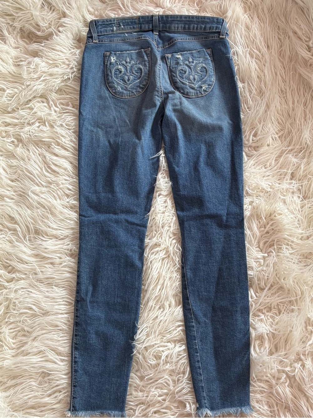 Siwy Hannah Skinny Jeans Get Away Distressed Wash Size 27 USA